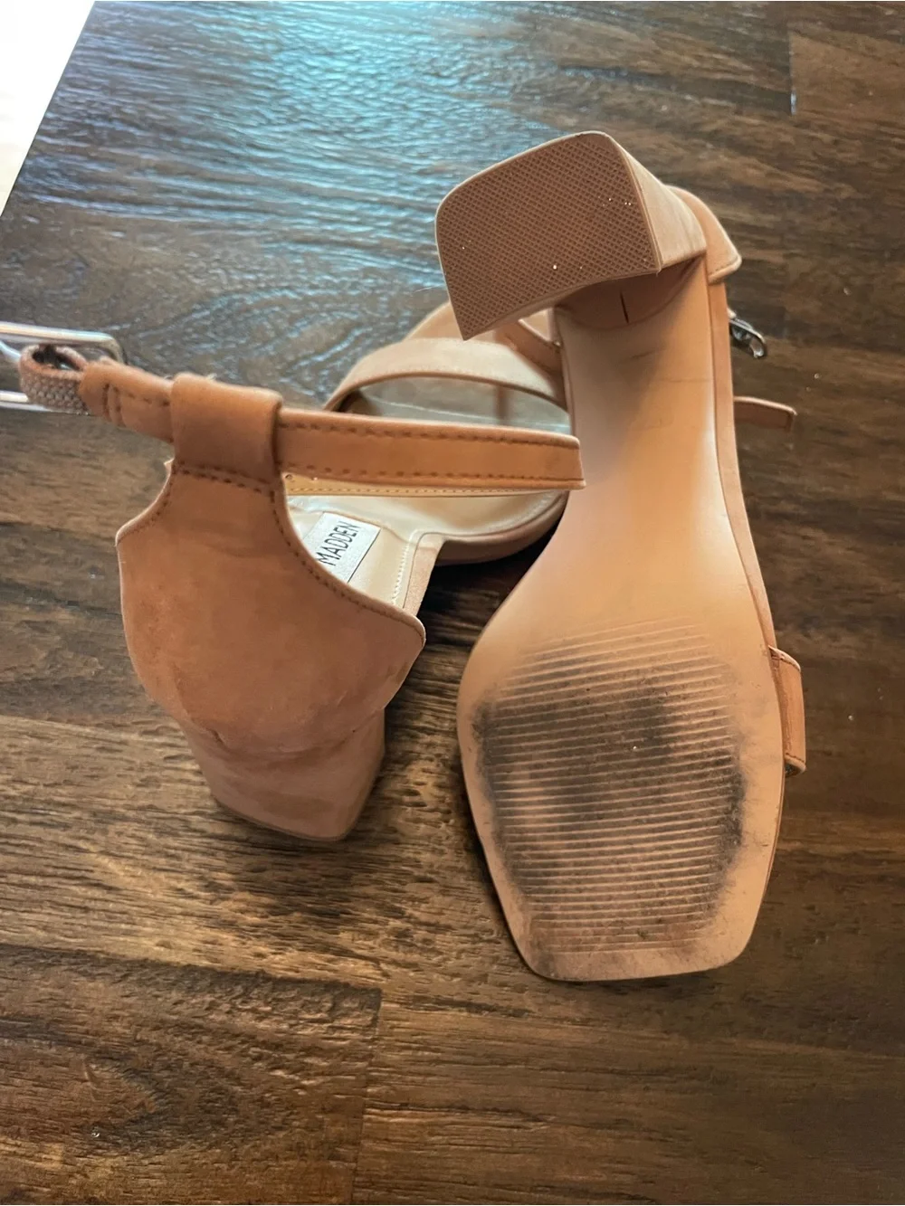 Steve Madden Tiaa Heels In Camel Nubuck 6.5